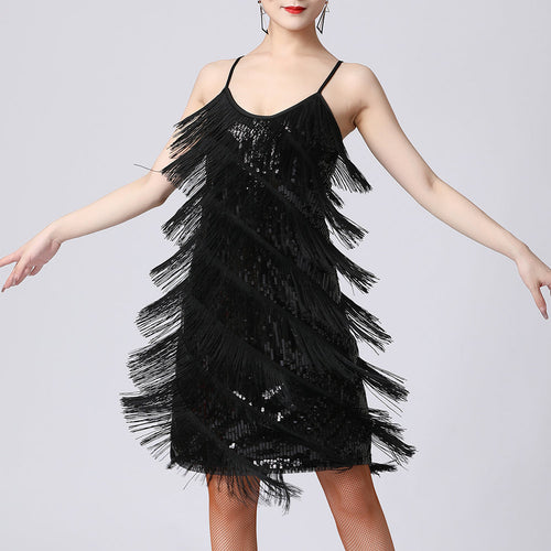 Heidi-Mode | Fransen Kleid mit Tanzenden Bewegungen