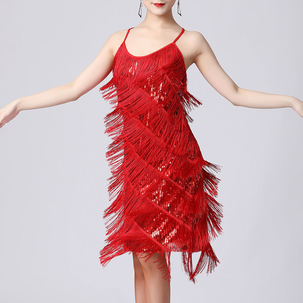 Heidi-Mode | Fransen Kleid mit Tanzenden Bewegungen