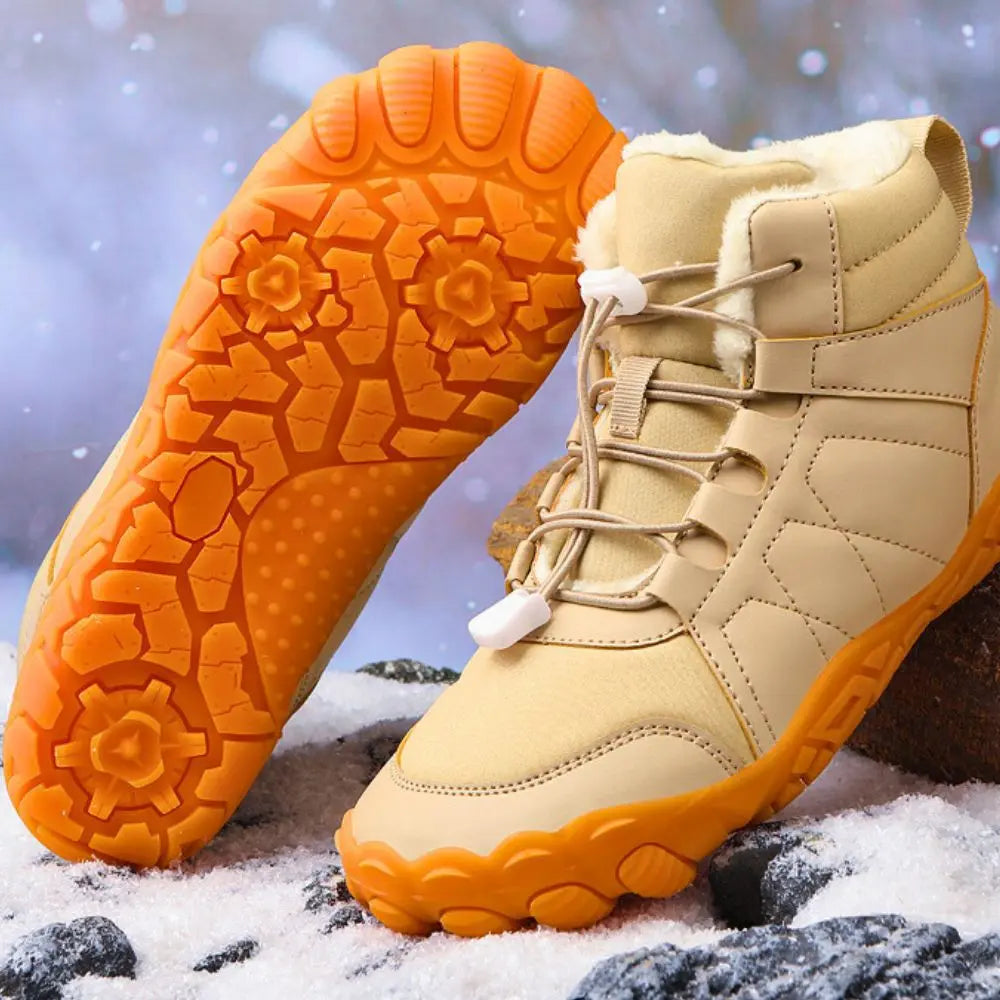 Heidi-Mode | Warme rutschfeste Barfußstiefel für Frauen - Komfortable Passform