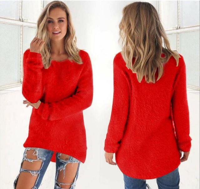 Heidi | Lässiger Longpulli mit O-Ausschnitt