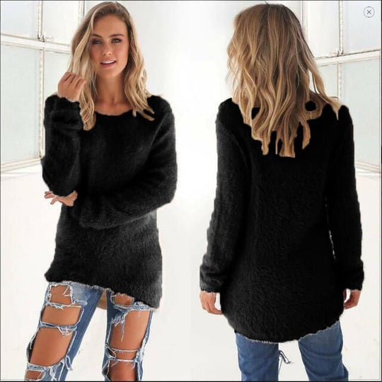 Heidi - Langer Pullover mit modischem Stil