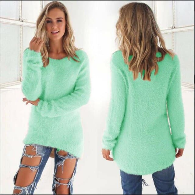 Heidi - Langer Pullover mit modischem Stil