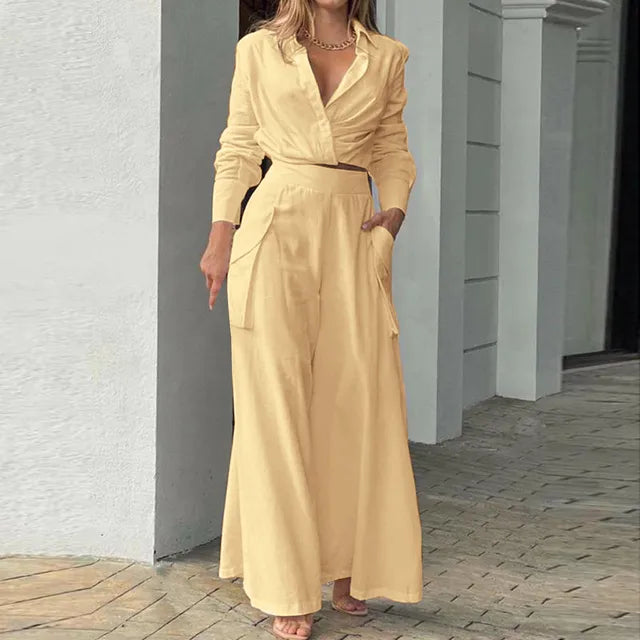 Heidi-Mode - Stylisches Top und Hosen Set für Frauen