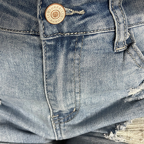 Heidi-Mode | Beinabschluss Ripped Jeans Shorts