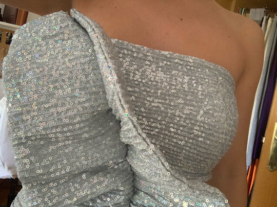 Heidi-Mode | Body Rüsche Pailletten Strapless Mini Kleider
