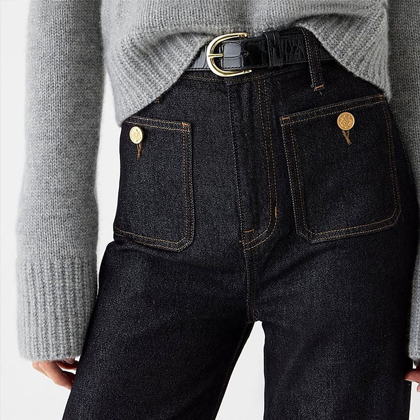 Heidi-Mode | Ausgestellte Schlaghose Damen Jeans