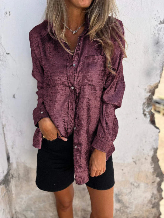 Heidi-Mode | Shirt Retro-Inspiriert Langarm Bluse