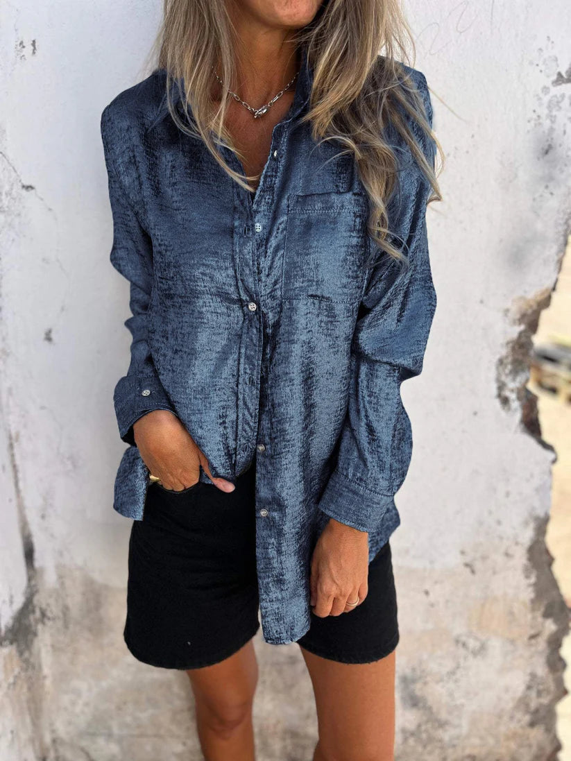 Heidi-Mode | Shirt Retro-Inspiriert Langarm Bluse