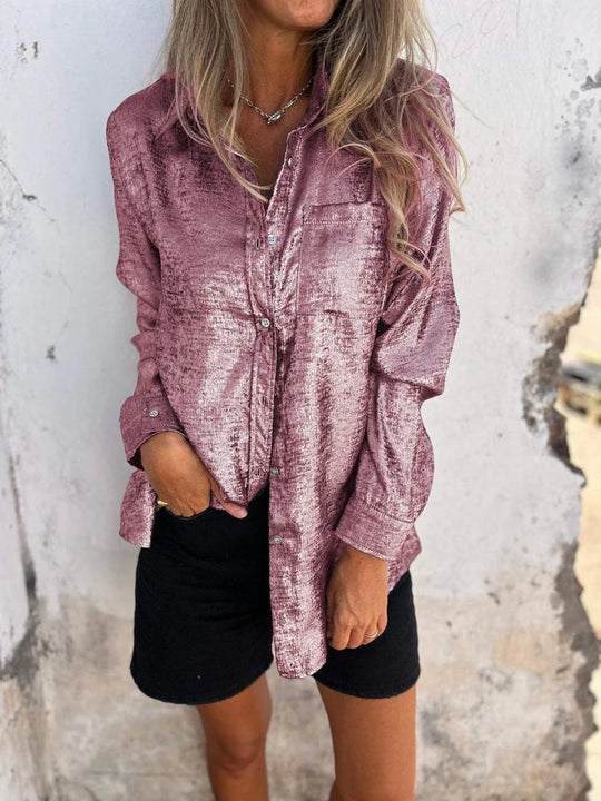 Heidi-Mode | Shirt Retro-Inspiriert Langarm Bluse