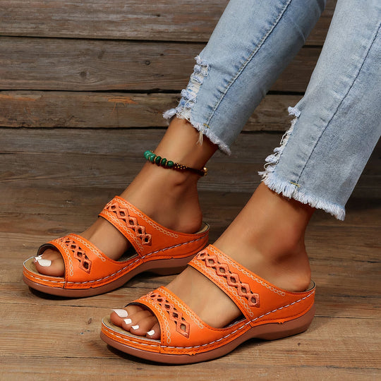 Heidi-Mode | Ausgehöhlte Sommerschuhe