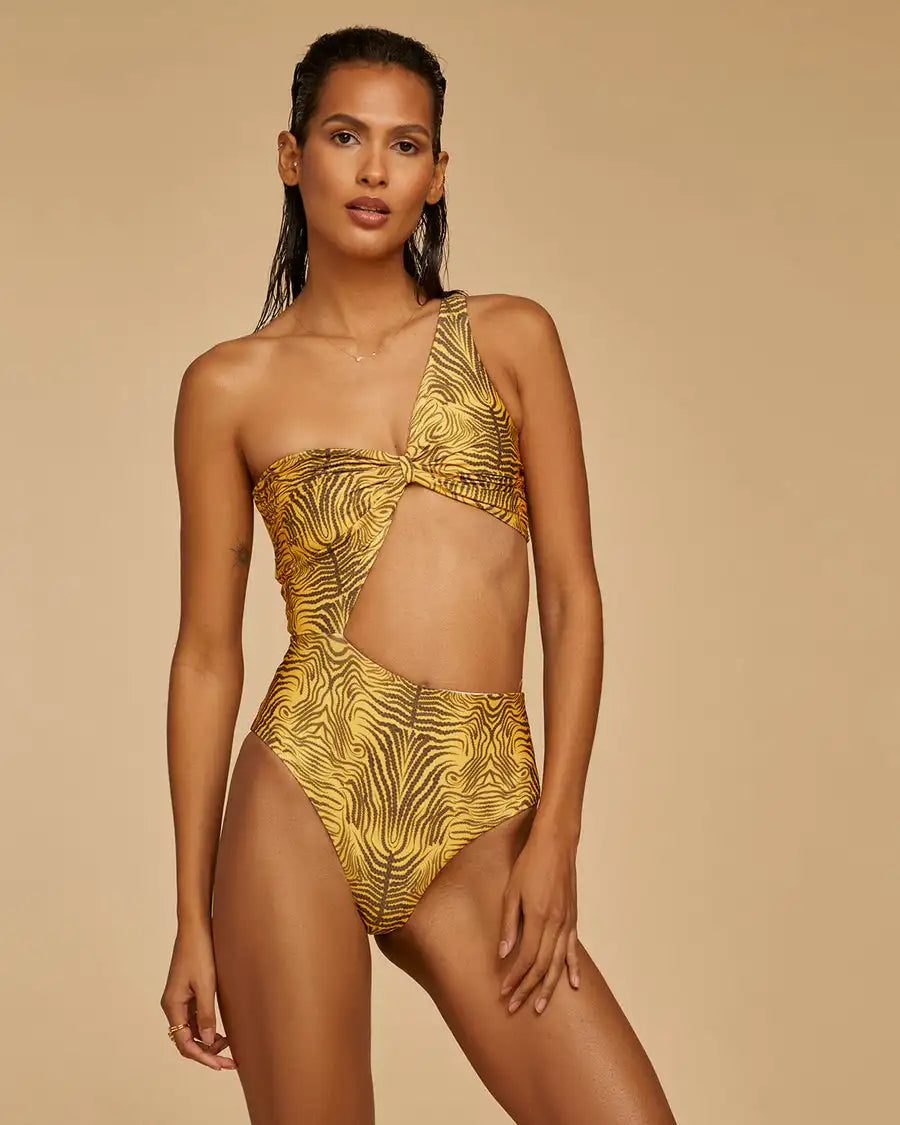 Heidi-Mode | Bikini Bademode Push-Up Bikini Set Sexy Ein Schulter Strandmode Sommer Badeanzug Hohe Taille Bademode Frauen