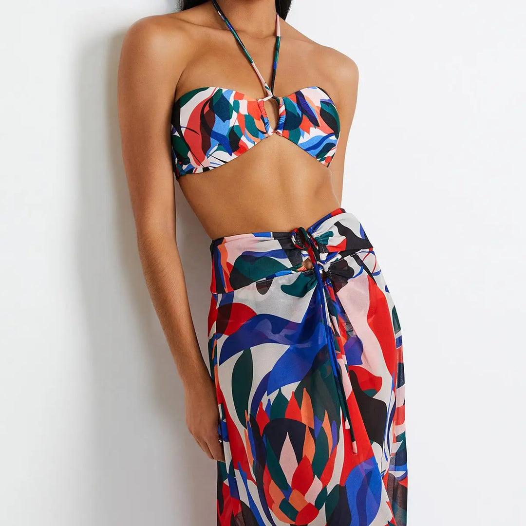 Heidi-Mode | Mode Strand Jahrgang Rock Bikini und Set Sonnenschutz Print Blumen Tie Dye Spitze Streifen Sexy Bikini Triangle Mikro Bikinis