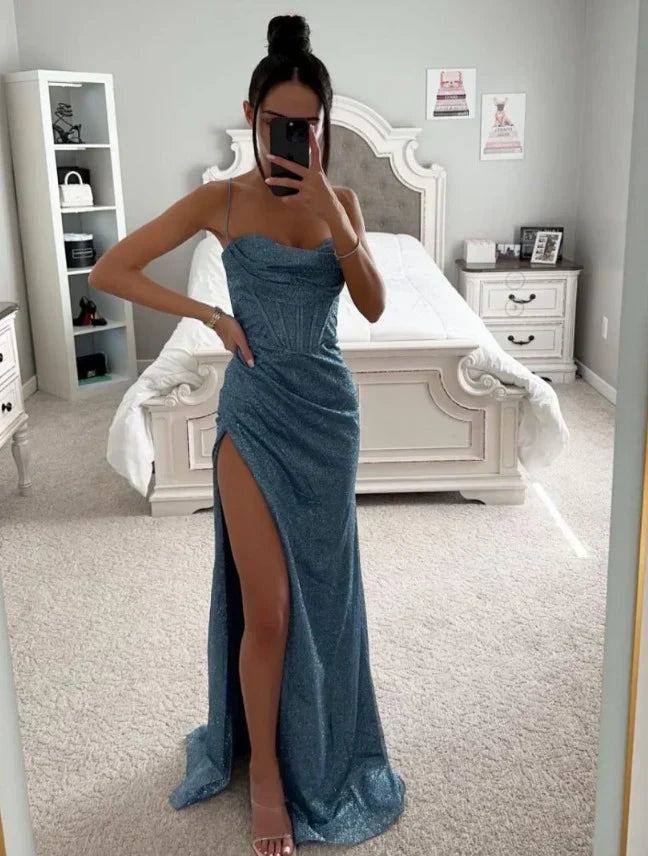 Heidi-Mode | Elegance Kleid mit Schlitz