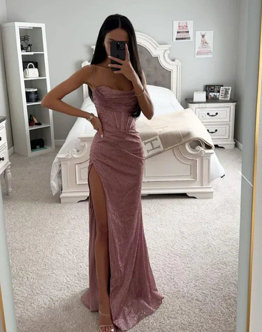 Heidi-Mode | Elegance Kleid mit Schlitz