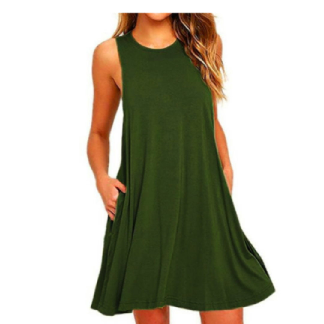 Sommer Casual Swing Damen Kleid