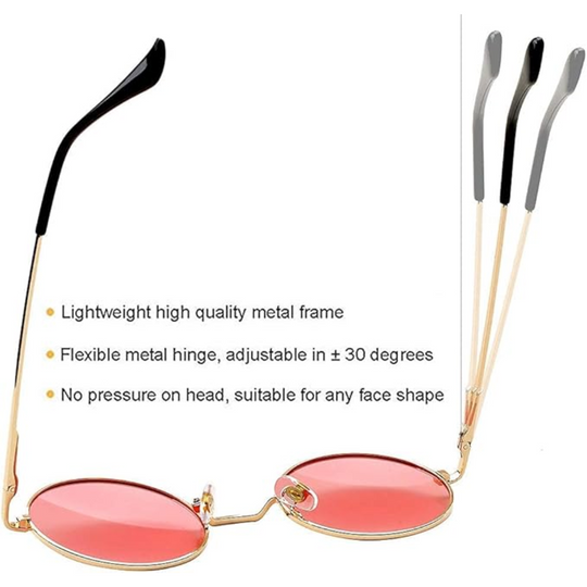 Heidi-Mode | Runde Polarisierte Sonnenbrille