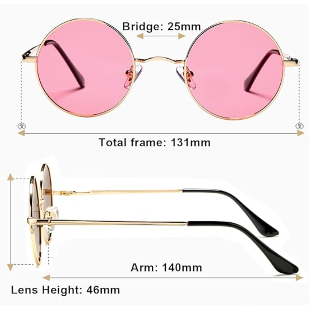 Heidi-Mode | Runde Polarisierte Sonnenbrille