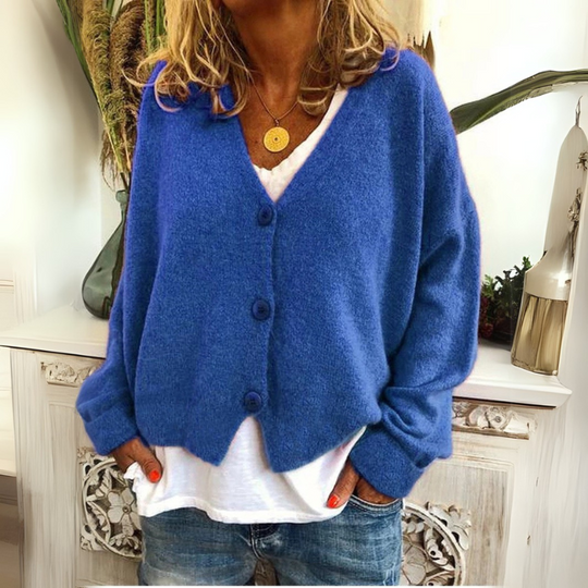 Heidi-Mode | Eleganter Komfort Design Damen Strickjacke