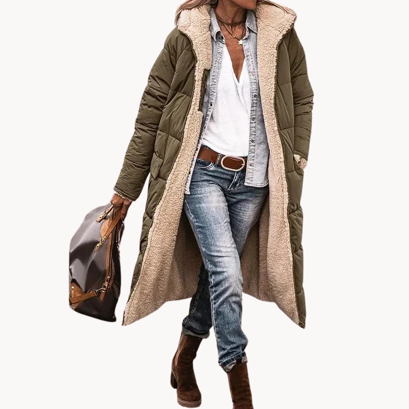 Heidi-Mode | Kuschelige Wärme & Zeitlose Eleganz Damen Trenchcoat