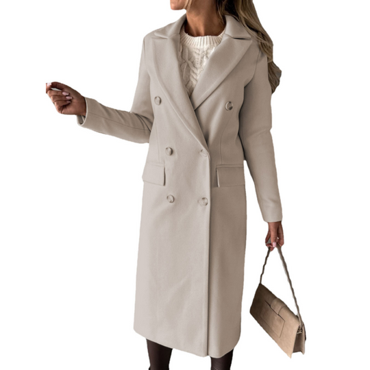 Heidi-Mode | Chaya Damen Winter Lang Trench Mantel Warme