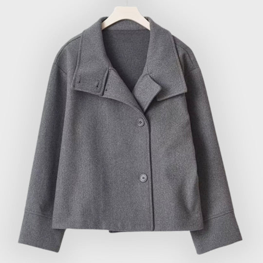 Heidi-Mode | Luxuriöser Doppelreihiger Kurzer Mantel