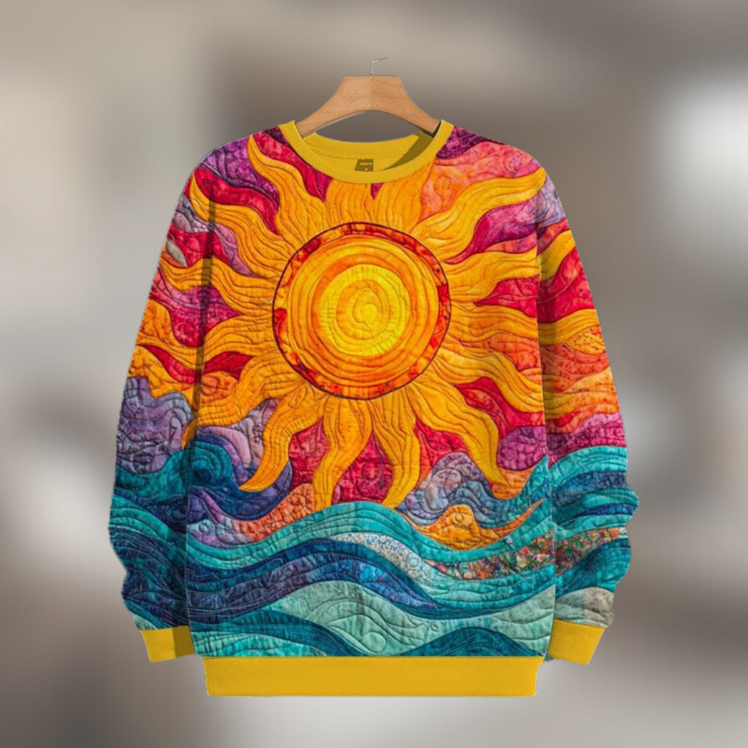 Heidi-Mode | Patchwork Sonnen Hoodie
