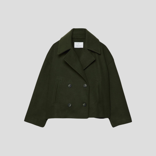 Heidi-Mode | Doppelreihiger Kurzmantel – Elegant & Zeitlos