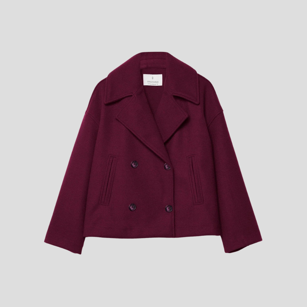 Heidi-Mode | Doppelreihiger Kurzmantel – Elegant & Zeitlos