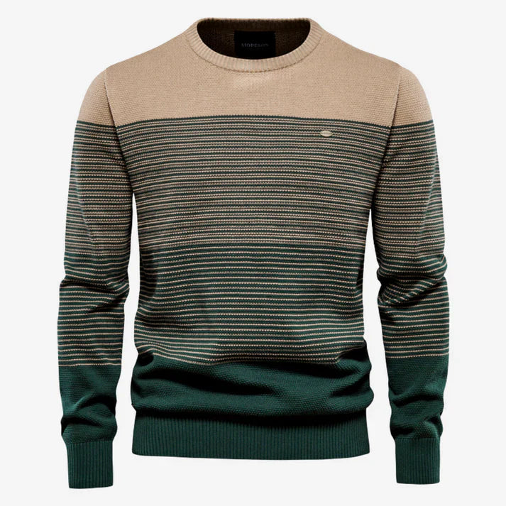 Heidi-Mode | Herren Gestreifter Pullover