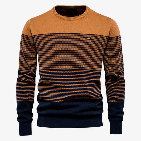 Heidi-Mode | Herren Gestreifter Pullover