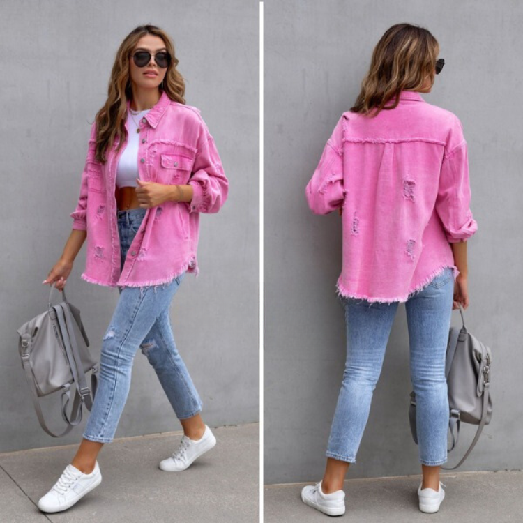 Heidi-Mode | Abgenutzte Jeansjacke