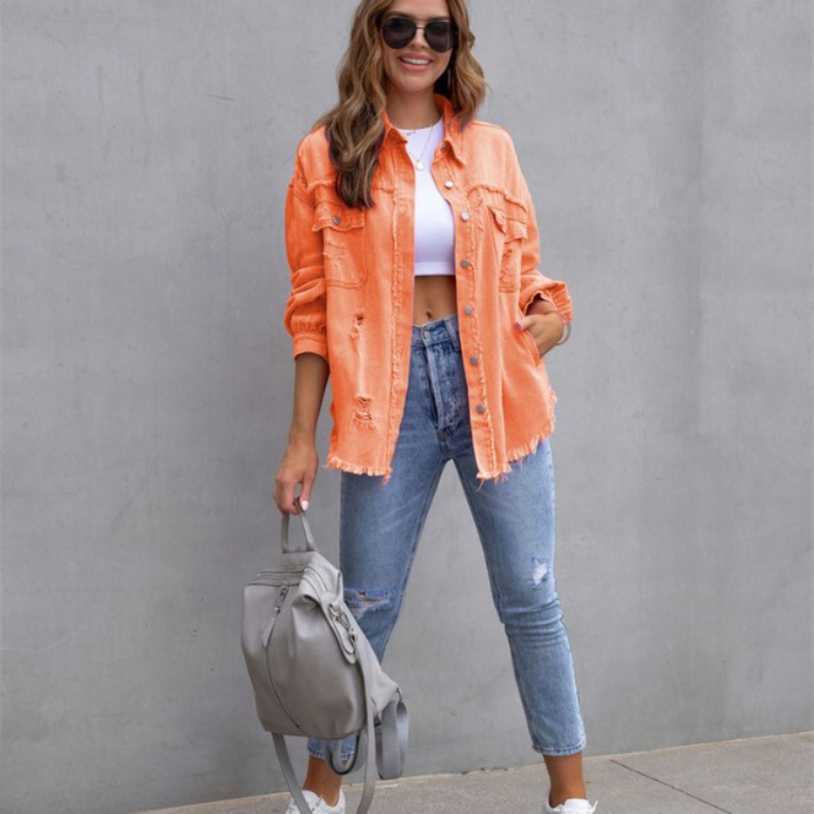 Heidi-Mode | Abgenutzte Jeansjacke