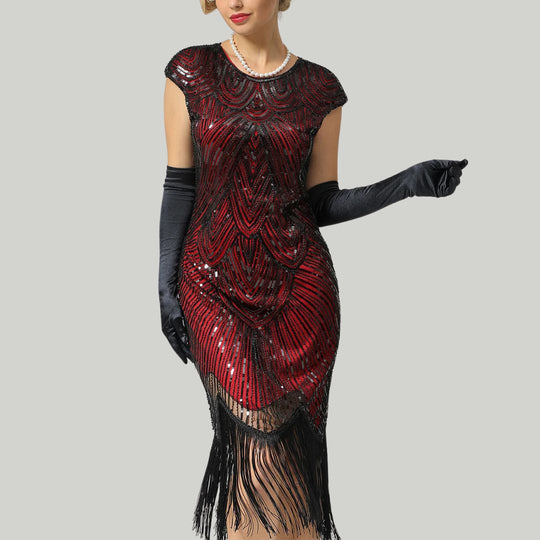 Heidi-Mode | 1920Er Gatsby-Stil Glitzerndes Kleid