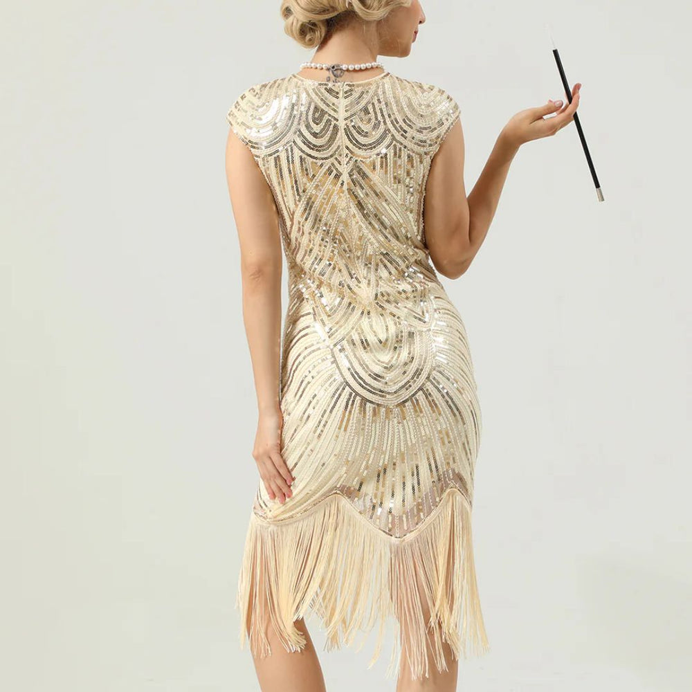 Heidi-Mode | 1920Er Gatsby-Stil Glitzerndes Kleid