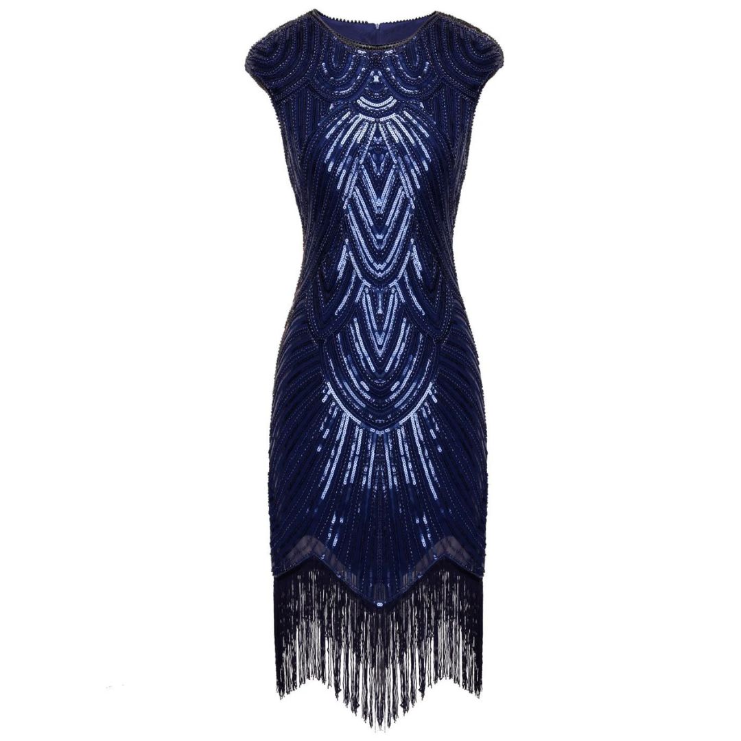 Heidi-Mode | 1920Er Gatsby-Stil Glitzerndes Kleid