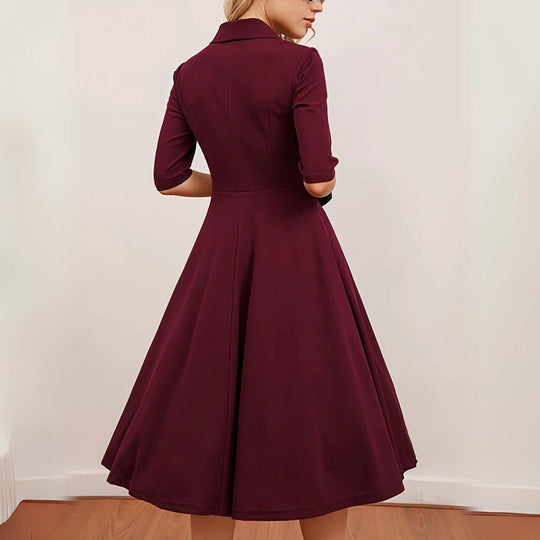 Midi Vintage Kleid