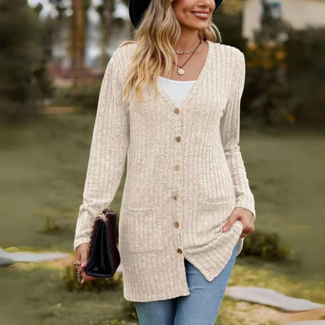 Heidi-Mode | Damen Langarm Weste Warm