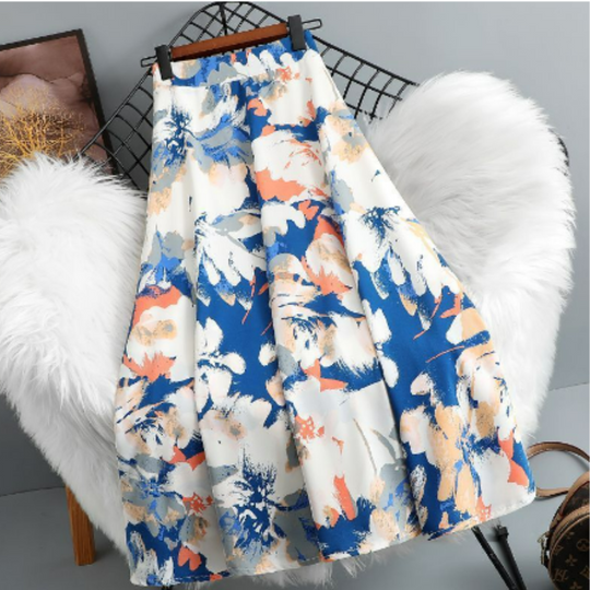 Heidi-Mode | Elegante Blumen Midirock Jetzt Kaufen