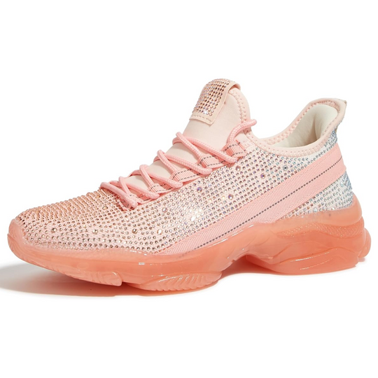 Heidi-Mode | Strass Slip-On Damen Sneakers