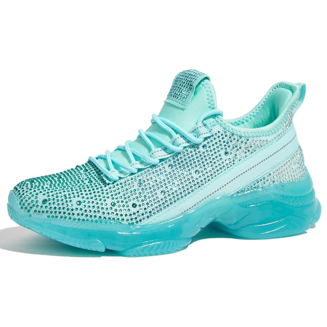 Heidi-Mode | Strass Slip-On Damen Sneakers