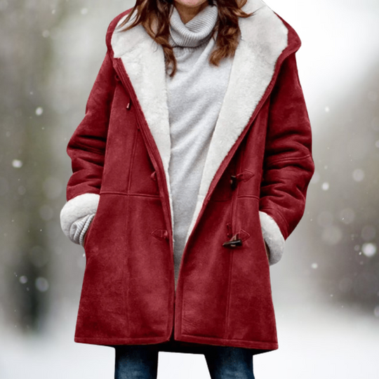 Heidi-Mode | Warme Winterjacke mit Fleecefutter Polyester Komfort und Stil