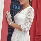 Formelle Kleid mit 3/4 langen Ärmeln