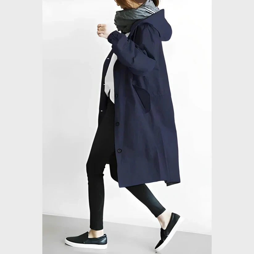 Heidi-Mode | Coupe-Vent Long Avec Capuche