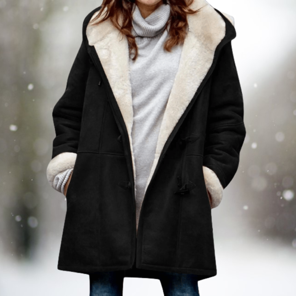 Heidi-Mode | Warme Winterjacke mit Fleecefutter Polyester Komfort und Stil