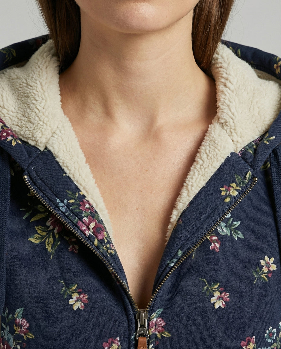 Winterjacke Damen Blumenmuster | Heidi-Mode