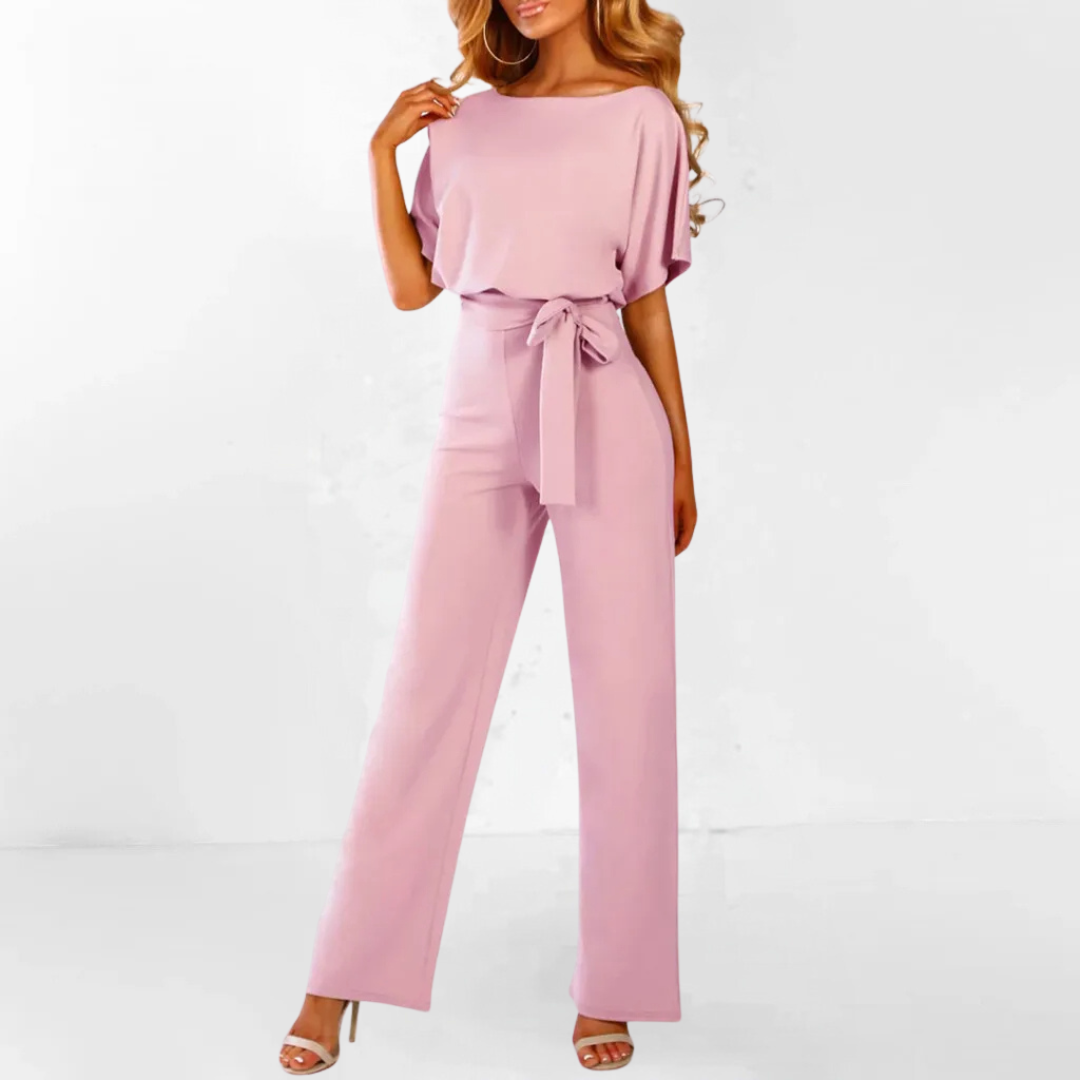 ELEGANTER JUMPSUIT MIT HOHER TAILLE