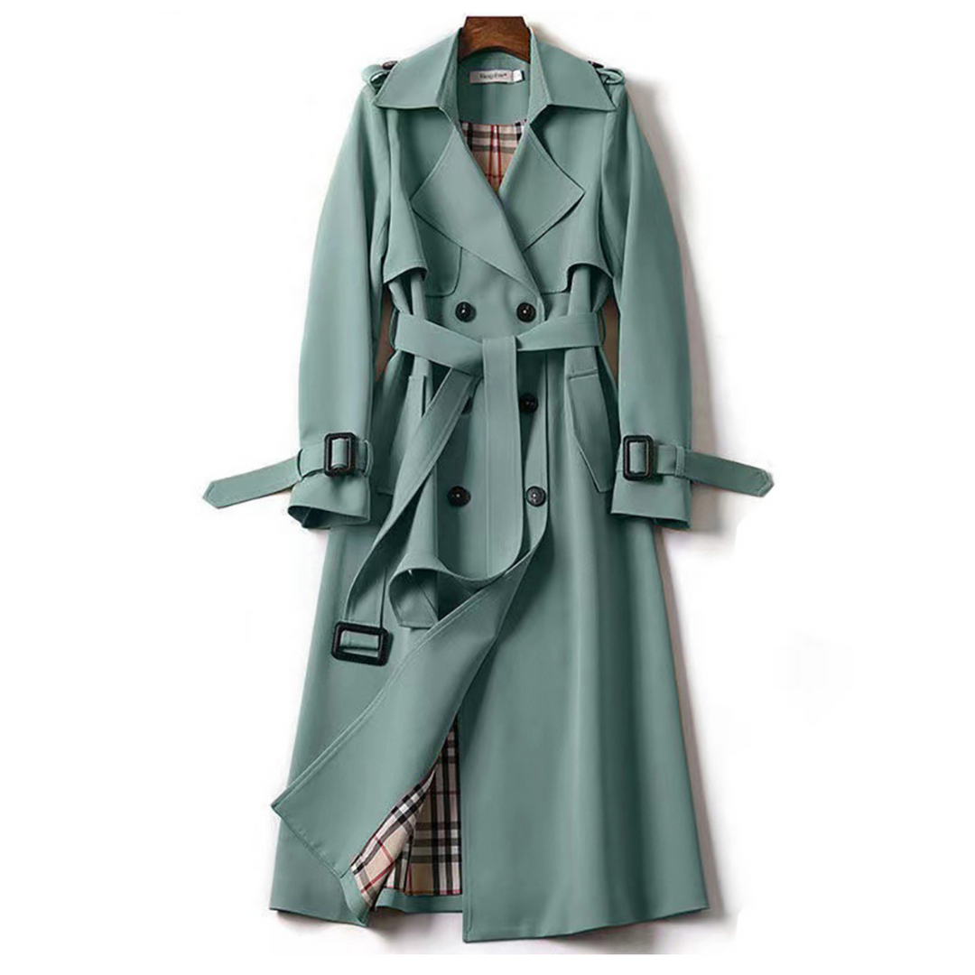 Heidi-Mode - Klassischer und Stilvoller Herbst Bodice Trenchcoat für Frauen