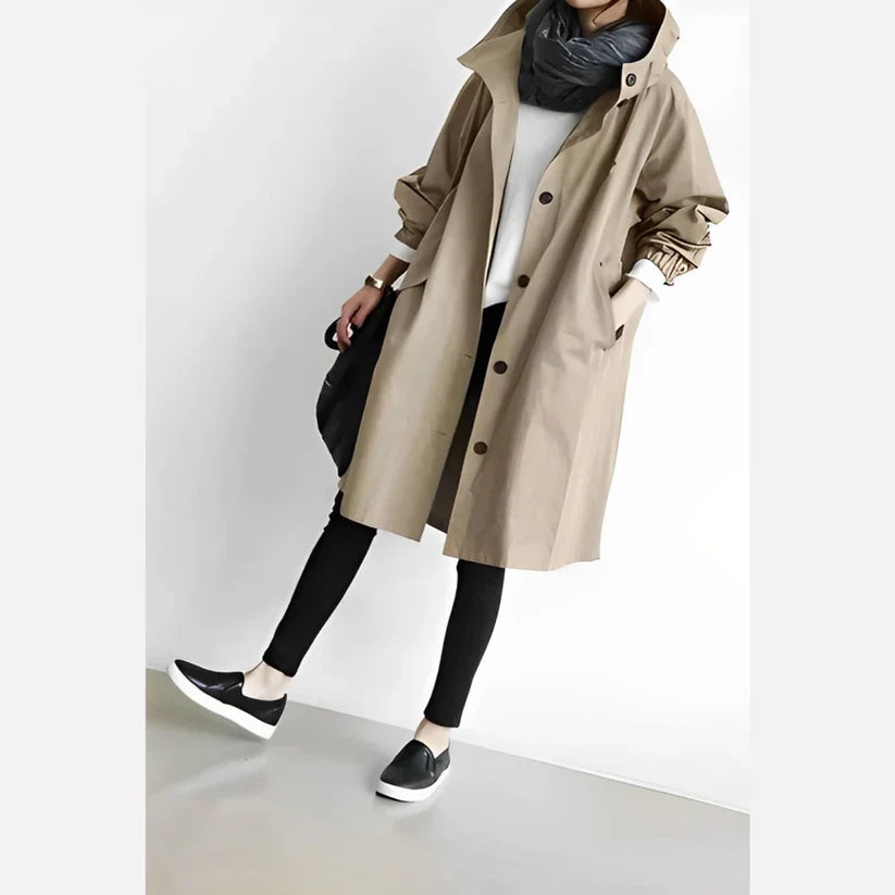 Heidi-Mode | Coupe-Vent Long Avec Capuche