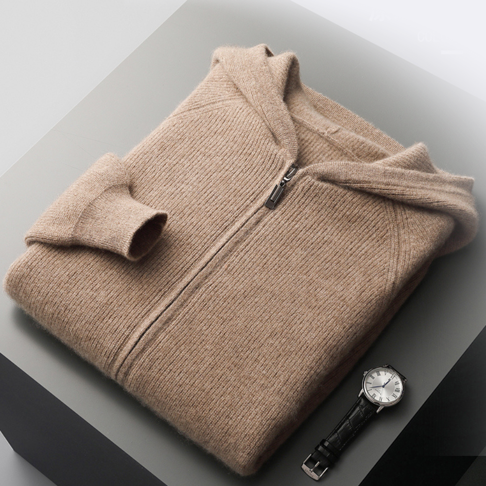 Heidi-Mode - Lässiger und Stilvoller Winter Zip-Up Hoodie für Männer