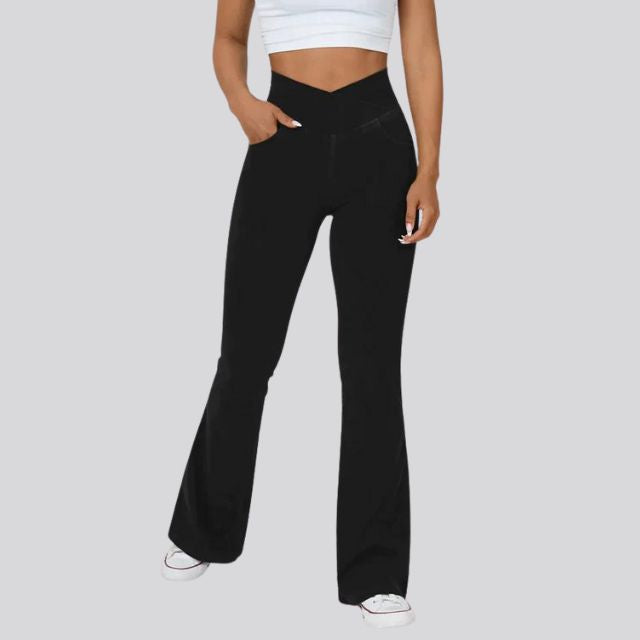 fitness legging met hoge taille